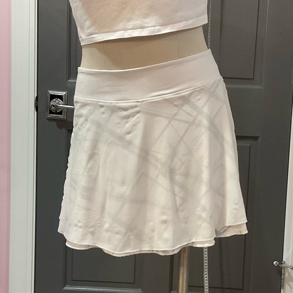 Kyodan Pants - Mix & Match 2 for $25 White & Grey Mesh Overlay Skort